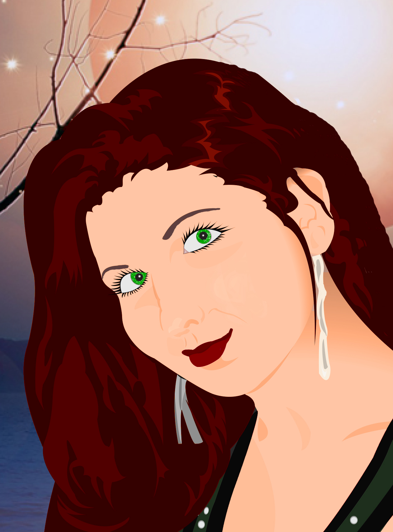 Author Really Close Up-red3